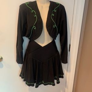 Vintage 1980's ZOE California skirt set